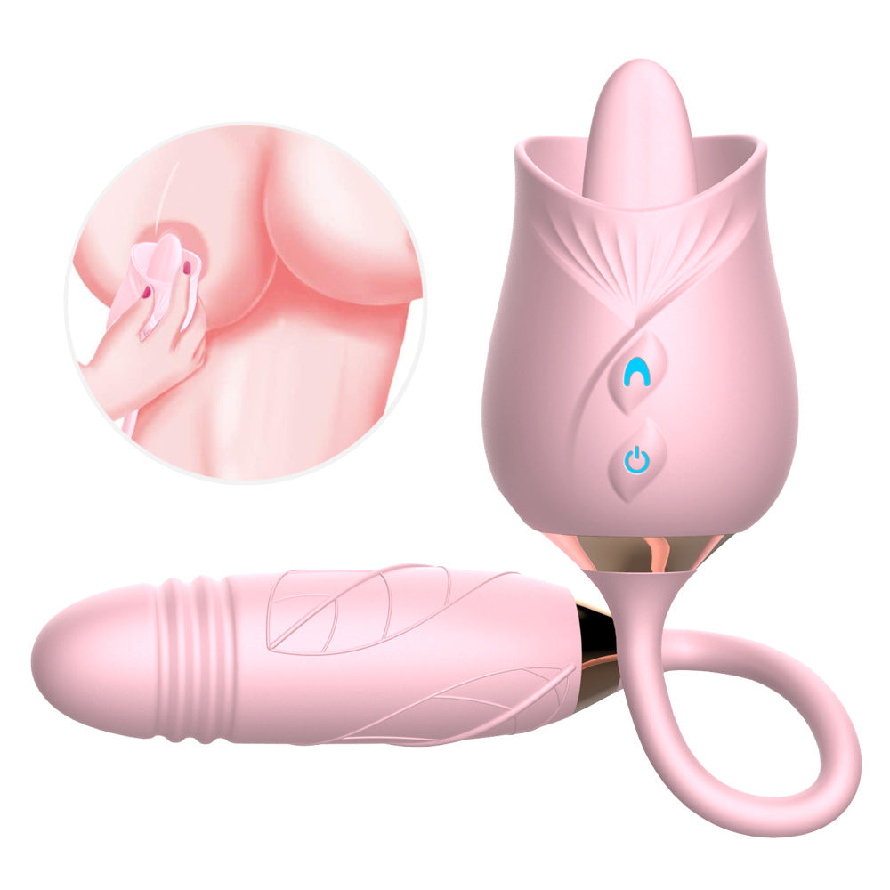 Sensatease - The Rose Toy With Bullet Vibrator Pro