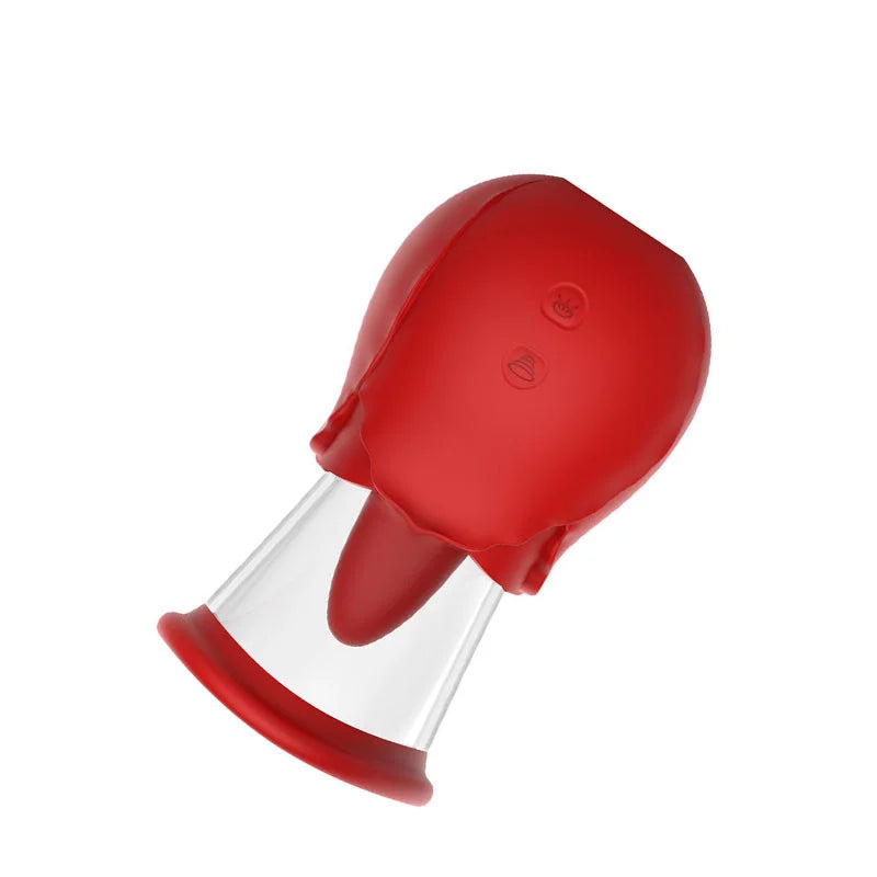 Sensatease - Tongue Rose Vibrator