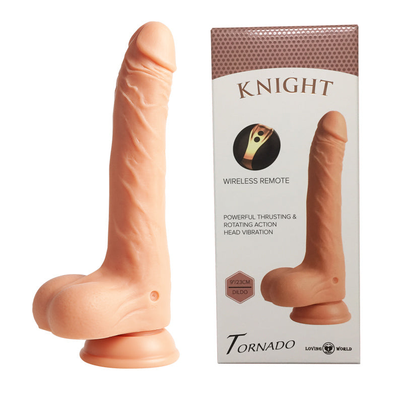 Sensatease - Telescopic Swing 8 Frequency Vibration Wireless Remote Control Waterproof Dildo