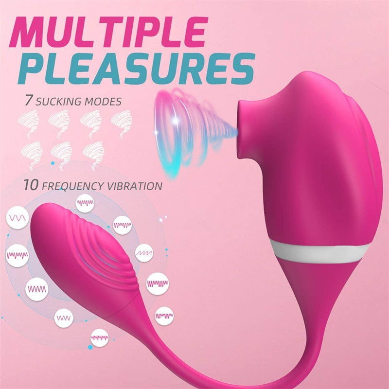 Sensatease - Sucking and Vibration Mini Bullet Egg