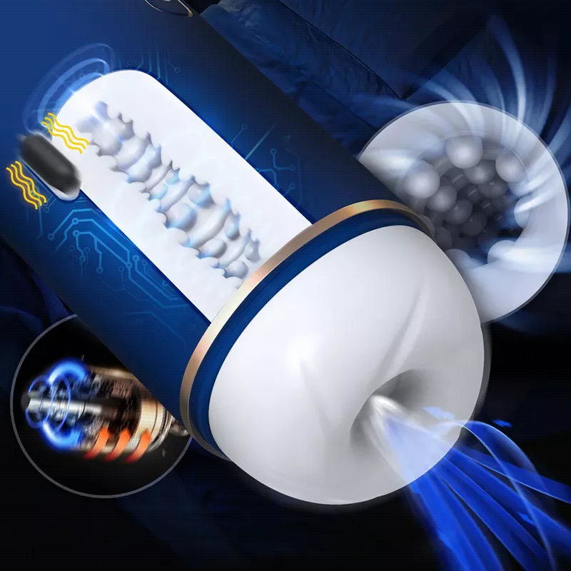 Sensatease Sucking Bluetooth Произношение Мужской Минет Киска Самолет Кубок
