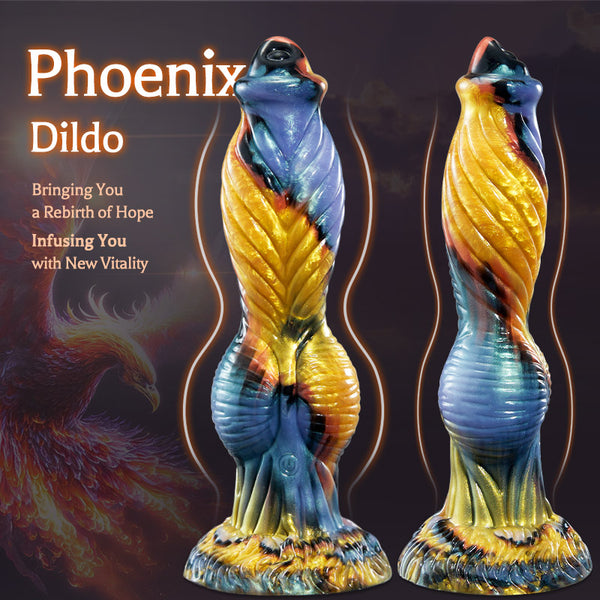 sensatease - Animal Texture 7 Thrust Male Vibrator Large Suction Cup Monster Dildo 10.23 Inch