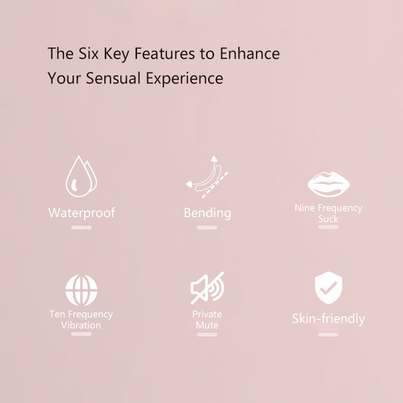 Sensatease - 9-Speed Sucking 10-Speed Vibration Female Masturbator