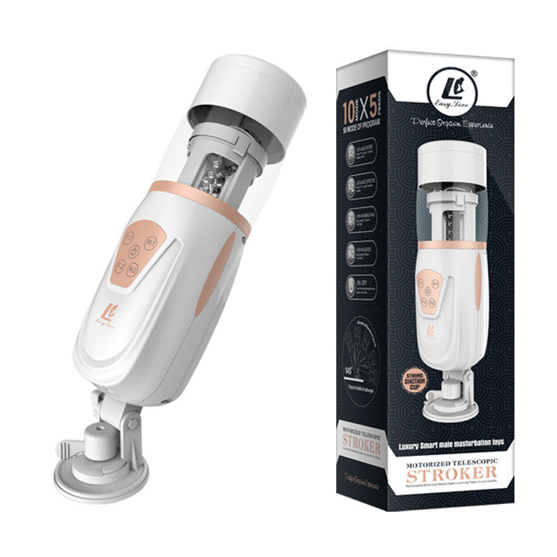 Sensatease - 5-Speed Suction and Clamping Male Masturbator
