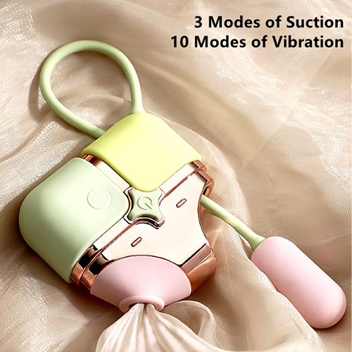 Sensatease - Exquisite Box 2-in-1 Clit Sucker With Bullet Vibrator