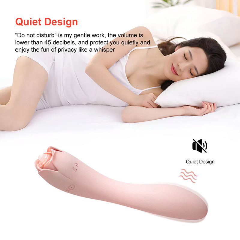 Sensatease - Rose Tongue Licking Vibrator