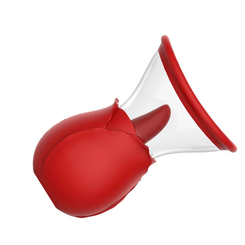 Sensatease - Tongue Rose Vibrator