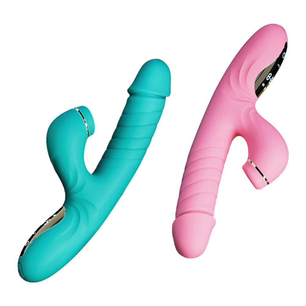 Sensatease - Suck Telescopic Heating Vibrator