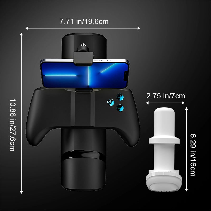Sensatease - 7-Frequency Suction & 7-Frequency Vibration Male Masturbator