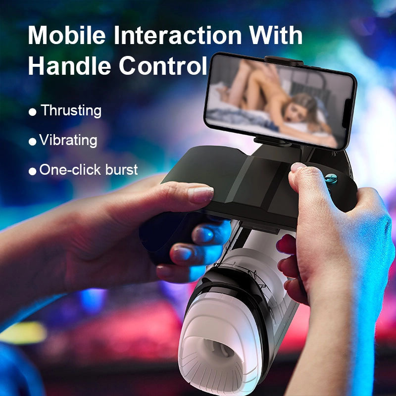 Sensatease - 7-Frequency Suction & 7-Frequency Vibration Male Masturbator