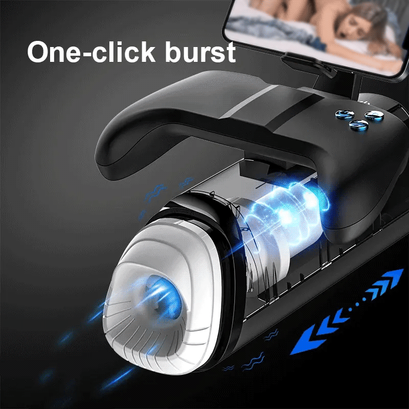 Sensatease - 7-Frequency Suction & 7-Frequency Vibration Male Masturbator