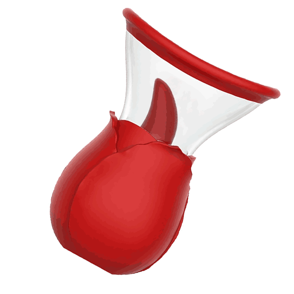 Sensatease - Tongue Rose Vibrator