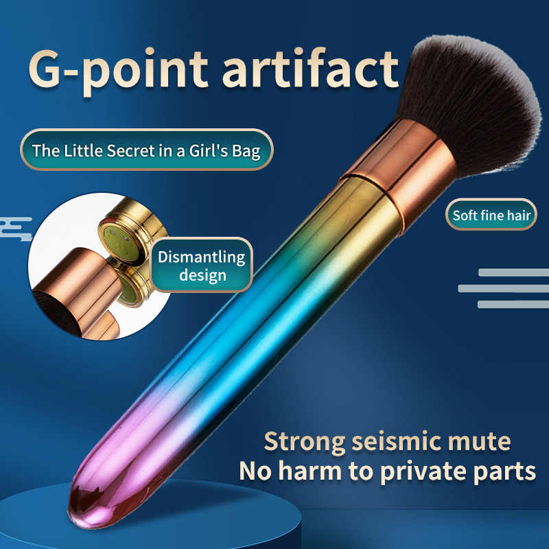 Sensatease - Make Up Brush 6.0 Battery, Rechargeable Vibrator For Women