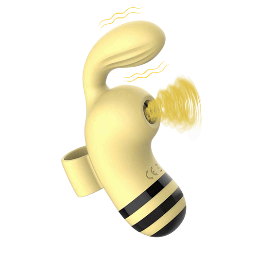 Sensatease - Finger Little Bee Silne wibracje ssące jajko Kobieca masturbacja