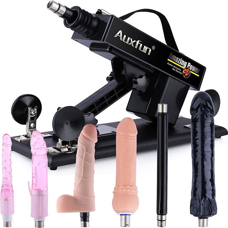 Sensatease - Automatic Sex Machine Sex Toys,Thrusting Machines for Men Women,Love Machine Device Gun with 6 Attachments