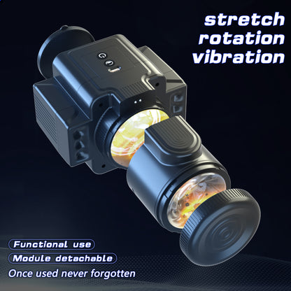 Sensatease - Camera 7-Speed Rotating Vibrating Male Masturbator