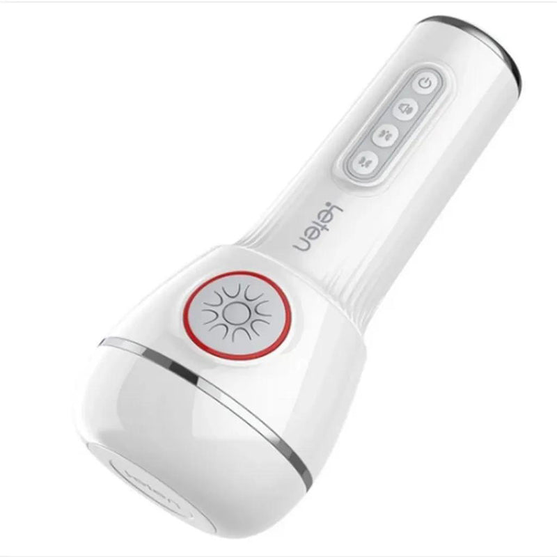 Sensatease - 10-frequency Vibration and Suction with Sound Male Masturbator