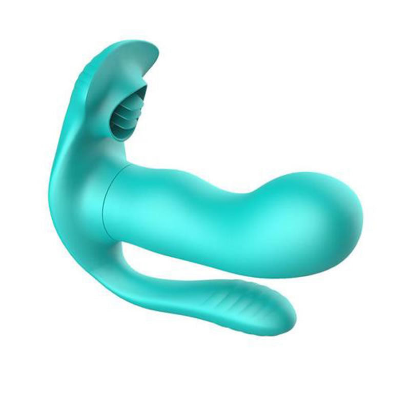 Sensatease - 3 In 1 9 Modes Tongues Remote Control Wearable Anal Vibrators