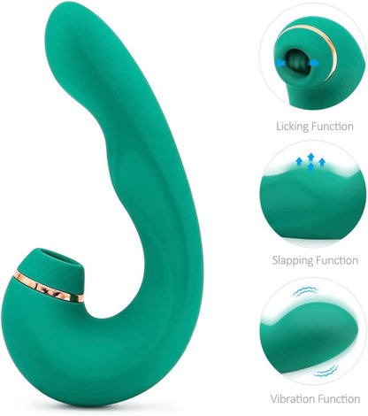 Sensatease - Tapping The G-spot And Sucking On The Vibrator
