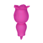 Sensatease - Rose Sucking and Tongue Vibrator 2 in 1 Rose Toy