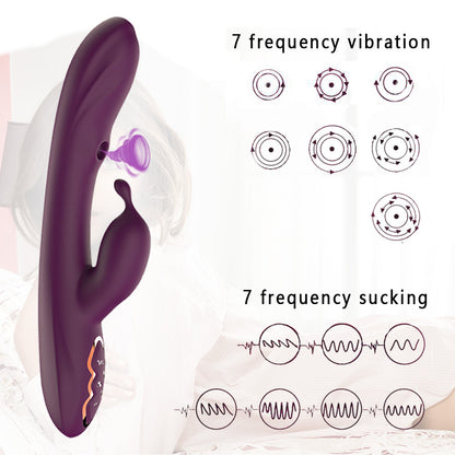 Sensatease - 7-Frequency G-Spot Suction Vibrator