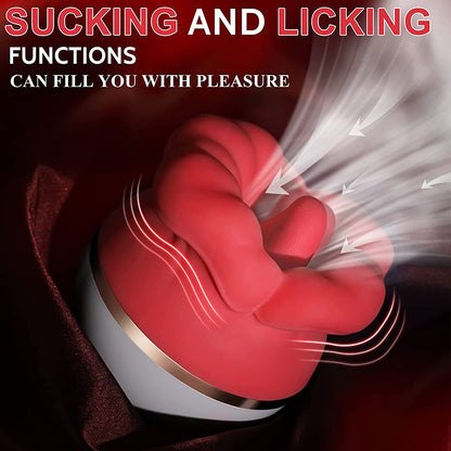 Sensatease - Mini Rose Tongue Licking Masturbator