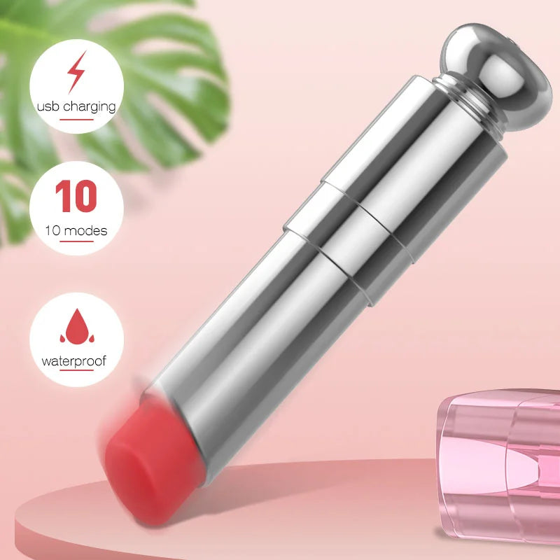 Sensatease - Lipstick With Egg Skipping Women's Vibrator