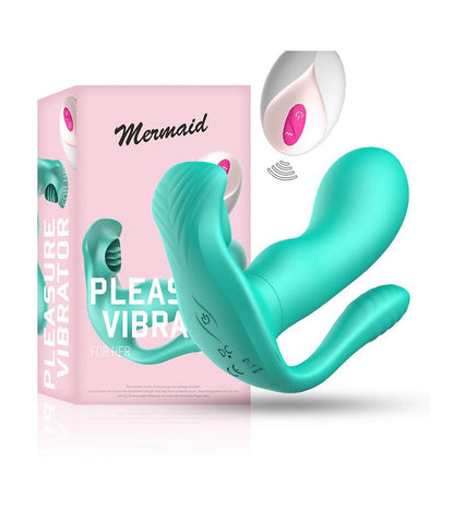 Sensatease - 3 In 1 9 Modes Tongues Remote Control Wearable Anal Vibrators