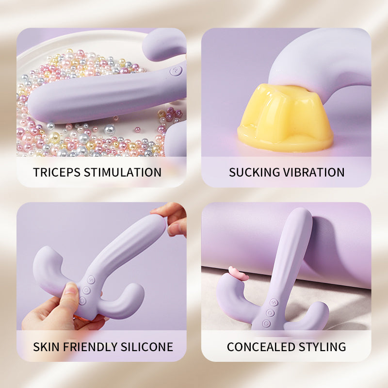 Sensatease - Cactus Pleasure Oasis: Suction + Vibrating Massage Wand