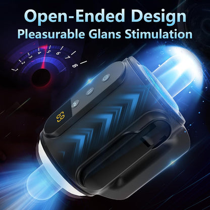 Sensatease Digital Experience Masturbator: Cutting-Edge Pleasure Innovation with 9-Speed Expandable and Vibrating Features